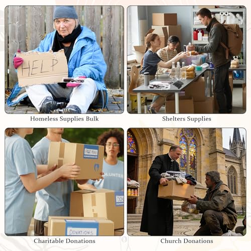 240 Pack Hair Brush and Comb Set for Donations Travel & Shelters - Individually Wrapped