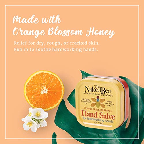 The Naked Bee Orange Blossom Honey Hand Salve (1.5 Oz) - 3 Pack