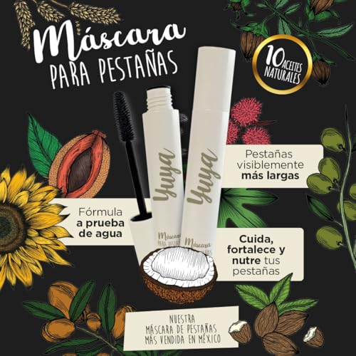 YuYa Cruelty-Free Makeup - Natural Oil Mascara for Long, Voluminous Lashes - Basic Must-Have for Any Makeup Routine!