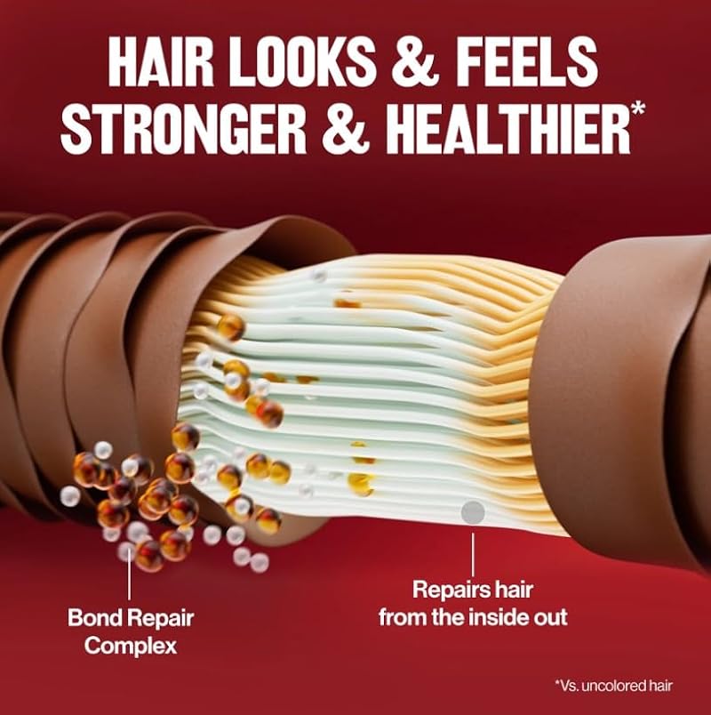Vegan Ammonia-Free Medium Brown Permanent Hair Dye Kit - Pack of 6