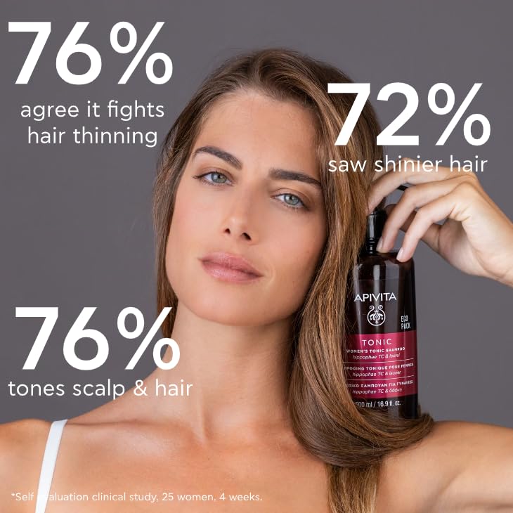 Women's Thinning Hair Shampoo 8.45 Fl Oz - Strengthens & Promotes Hair Growth, Silicone-Free