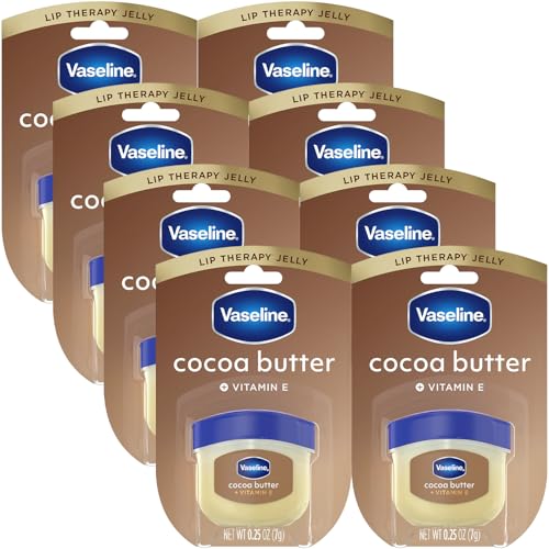 Vaseline Lip Therapy Cocoa Butter Lip Moisturizer 8-Pack - 0.25 Oz Mini