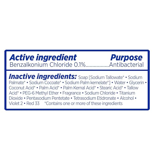 Dial Deodorant Bar Soap, 8 Pack Bulk for Daily Use, Lavender & Jasmine Scent, Deep Cleansing Body Soap, Gentle on Skin, Bulk for Men, Women, Teens, 4 oz. Each