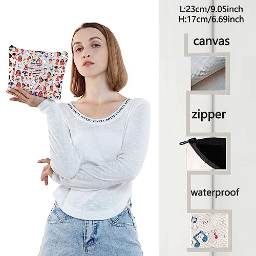 WZMPA Princess Ocean Cosmetic Bag Fairy Tales Fans Gift You Are Braver Stronger Beautiful Than You Know Ocean Makeup Zipper Pouch Bag (Always Ocean)