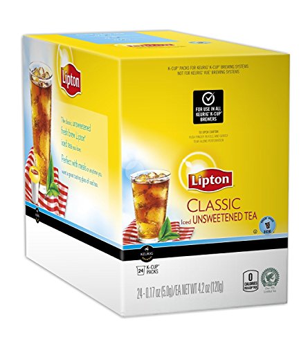 Unsweetened Iced Tea K-Cups - 96 Count | Classic Lipton Brewed Tea