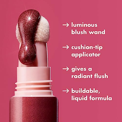 e.l.f. Halo Glow Blush Beauty Wand, Liquid Blush Wand For Radiant, Flushed Cheeks, Infused With Squalane, Vegan & Cruelty-free, Ros? You Slay