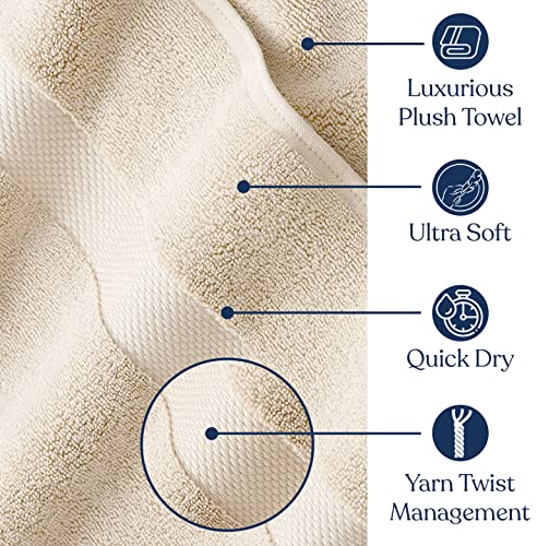 Ivory Organic Cotton Washcloths Pack of 6 - Ultra-Soft, Quick Dry, 650 GSM