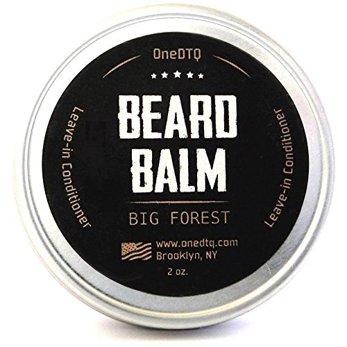 Beard Balm for Men - Organic Beard Butter with Shea & Essential Oils - Light Hold, 2 OZ