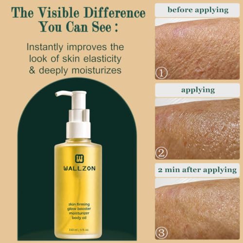 Wallzon Ocean Algae Body Oil - Firming, Deep Moisture, Silky Glow - 5 fl oz