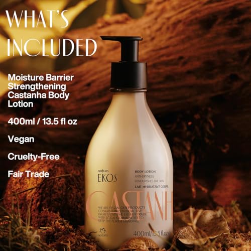 Castanha Body Lotion – Natura Ekos Brazil Nut Hydration 13.5 fl oz / 400 ml