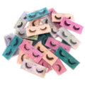 10 Pairs False Eyelashes Natural, Wholesale 5D Fuffy Volume Lashes, Faux Mink Eyelash Bulk with Portable Boxes