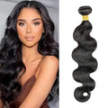 18 Inch Body Wave Human Hair Bundle - Natural Black Virgin Brazilian 8A 100g - Variation #1B-Natural Black