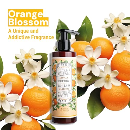 Panier des Sens Orange Blossom Body Lotion 8.45 Fl Oz - Natural Hydrating Moisturizer for Women
