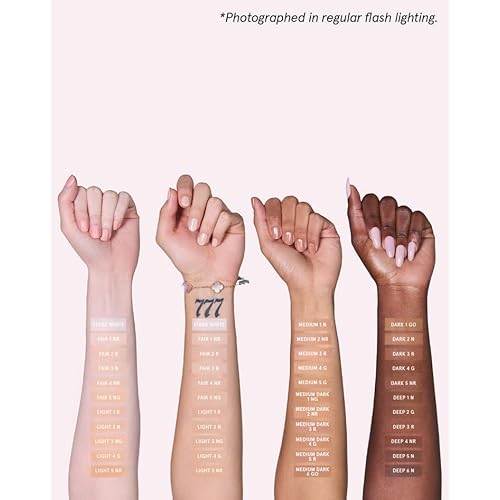 One size Patrick Starrr Turn Up The Base Versatile Powder Foundation - Light 3 (NG) Light, Neutral Golden Undertones Face Pressed Makeup Medium-to-Full Coverage, Soft Matte Finish 0.28 Ounce