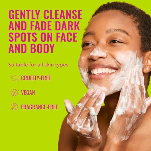 Good Molecules Brightening & Dark Spots Bar Pack 6 ? 85 g / 3 oz Each | Soap Free Face & Body Cleansing Bar with Tranexamic Acid, Kojic Acid & Niacinamide