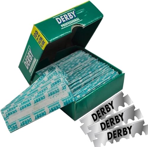 Derby Professional Single Edge Razor Blades – 500 Pack for Straight Razors