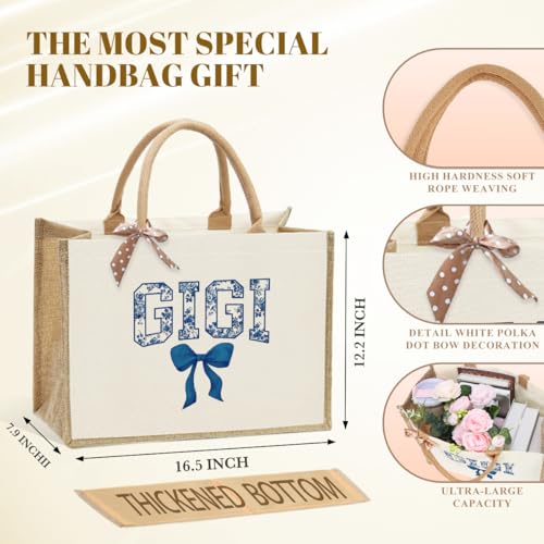 Gigi Birthday Tote Bag Gifts for Grandma - KongMoTree Tote with Variation