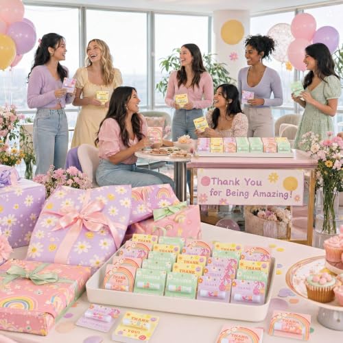 Groovy 60 Pcs Thank You Lip Balm Gift Set for Women - Appreciation Gifts