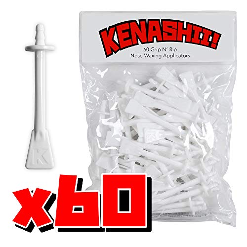 Kenashii Super BUNDLE Nose & Ear Hair Removal Kit | 100 g Wax, 84 Applicators | No Microwave Needed | Nasal Waxing For Men and Women | 12 Balm Wipes, Mustache Guards, Storage Bag