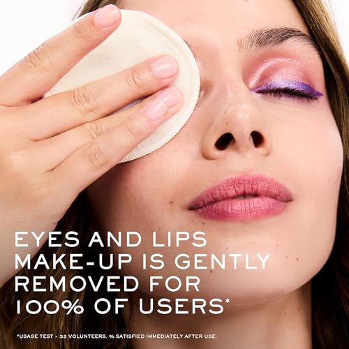 Waterproof Makeup Remover for Face, Eyes & Lips - Gentle Dual-Phase Formula, 3.3 Fl Oz