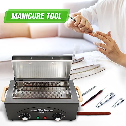 High Temperature Metal Tool Disinfection Box for Nail & Beauty Equipment - 110V 300W