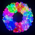 40 PCS Mermaid Pearl Light Up Scrunchies - Glow Party Favors - Variation of 1 Count Pack