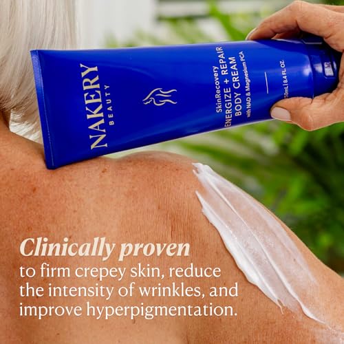 Energizing Body Cream with Magnesium & NAD+ - Rejuvenating Moisturizer for Smooth, Toned Skin (8.4 Fl Oz)