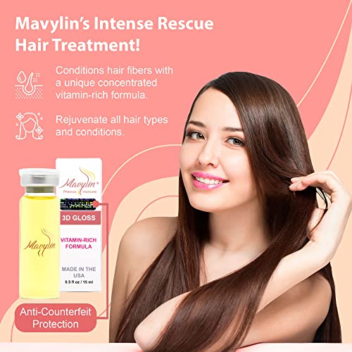 Deep Conditioning Hair Treatment with Vitamin B6 & Panthenol - 0.17 Fl Oz Pack of 3 for Dry & Damaged Hair