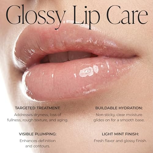 DermResults Solutions Lip Serum ? Hydrating Plumping Serum for Women with Moisture-Rich Glossy Finish, Stabilized Vitamin C, Botanical Oils & Lip-Plumping Complex, 0.42 oz, by Arbonne.