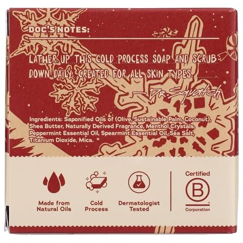 Dr. Squatch Limited Edition Bars (Frosty Peppermint), 5 ounces