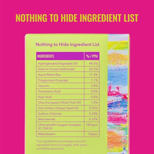 Good Molecules Brightening & Dark Spots Bar Pack 6 ? 85 g / 3 oz Each | Soap Free Face & Body Cleansing Bar with Tranexamic Acid, Kojic Acid & Niacinamide