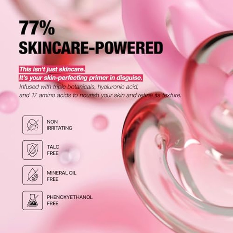 Delicate Silk Veil Art Primer - Korean Makeup, Poreless Matte Makeup Primer for Oily Skin (Lightweight, Hydrating), Blurring Pore Filler, Smooths fine lines£¬Long-Lasting Blur Effect, 1.01FL. Oz.