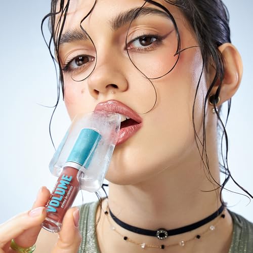 Vivienne Sab? Le Grand Volume Plumping Lip Gloss ? Hyaluronic Acid Moisturizing Lip Gel, Cayenne Pepper + Menthol Cooling Tingle, High-Shine Non-Sticky Finish, Cruelty-Free, Shade Chablis, 3 ml