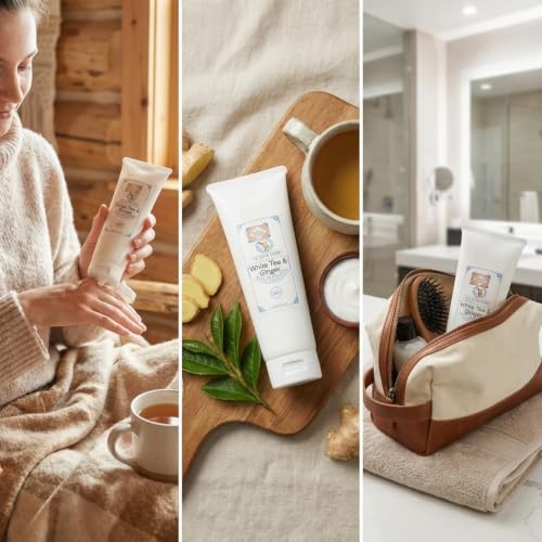 All Natural Goat Milk Body Lotion with White Tea & Ginger - 8oz Moisturizer