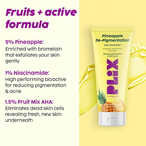 Pineapple Face Wash & Serum for Dark Spots Brightening - All Skin Types