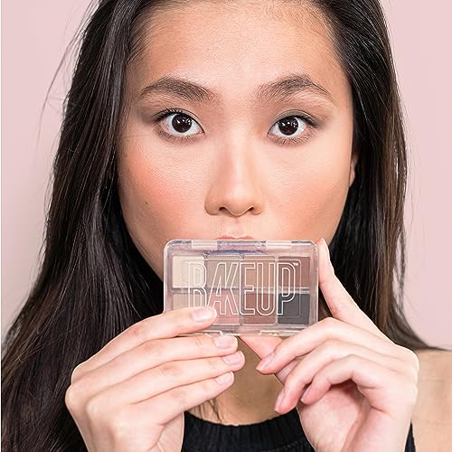 Neutral Eyeshadow Palette – 8 Nude Matte Shades, Mini Size, Vegan Makeup