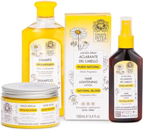 Camomila Intea Hair Lightener Kit - Natural Blonde 1 - 3-in-1 Hair Lightening Set