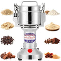Electric Grain Mill Grinder 300g Upright Silver 110V - Moongiantgo