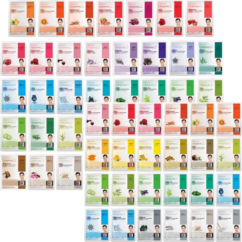 Collagen Face Mask Sheet Pack - 39 Varieties for Hydration & Brightening