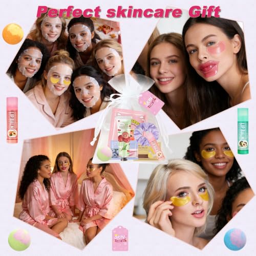 160-Piece Spa Party Favors Kit for Girls’ Sleepovers & Group Self-Care