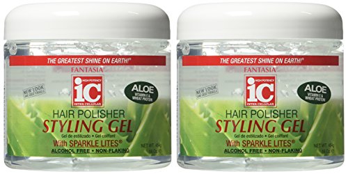 Fantasia Gel 16 Ounce Aloe (Clear) (473ml) (2 Pack)