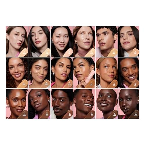 e.l.f. Halo Glow Skin Tint SPF 50, Tinted Moisturizer For Light, Buildable Coverage, Creates A Natural Glow, Vegan & Cruelty-Free, 15 Deep Cool