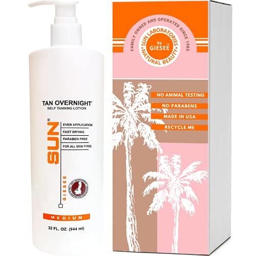 Self Tanning Lotion Medium to Dark - Long Lasting, Odorless Sunless Tan for Face & Body