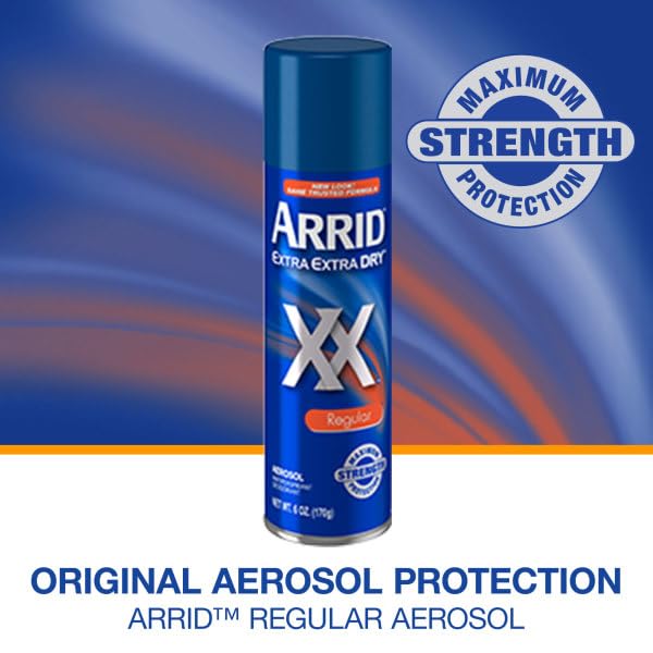 Arrid XX Anti-Perspirant Deodorant Spray Regular 4 oz Pack of 5