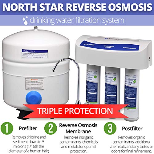 NorthStar NROPF4 Reverse Osmosis Filter Set with Reminder - Replaces 7287506