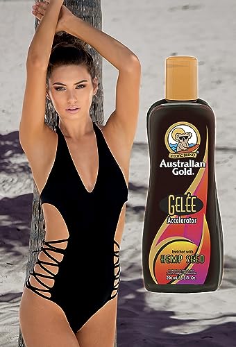 Dark Tanning Accelerator Gel with Hemp Seed for Indoor & Outdoor Use - 250ml