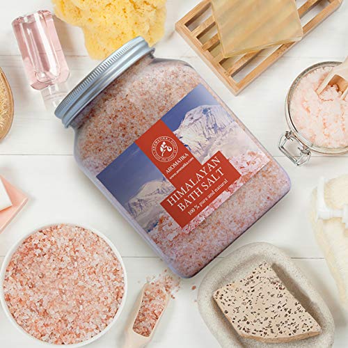 Himalayan Pink Salt Crystal Bath Soak - Relaxation, Detox & Stress Relief, 46 oz