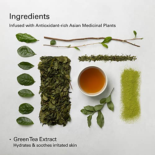 Vegan Green Tea Toner for Sensitive Skin - 9.8 Fl Oz Organic Hydrating & Calming Facial