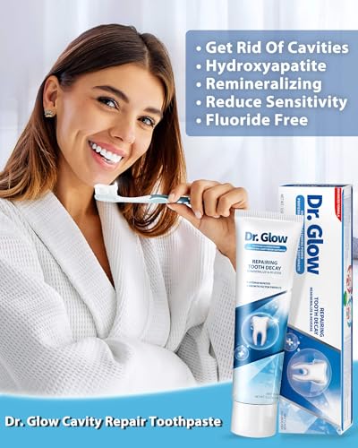 Adult Cavity Repair Toothpaste - Hydroxyapatite Reversing & Enamel Strengthening - Pack of 2 (3.52oz Each)