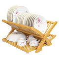 Eco Collapsible Bamboo Dish Drying Rack - Large Kitchen Organizer